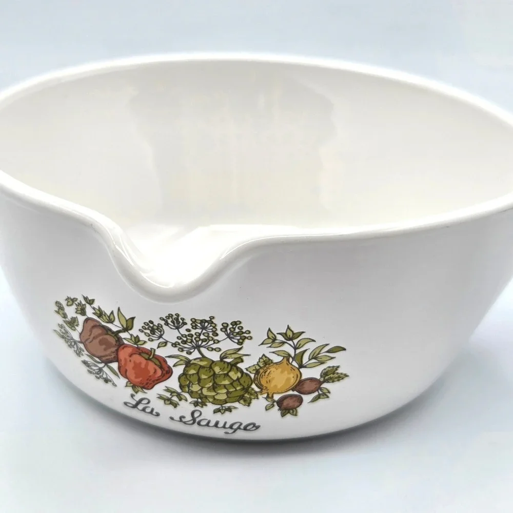 Corning Ware La Sauge SPICE OF LIFE Sauce Pan P-89-B Spout 2.5 Cup‎